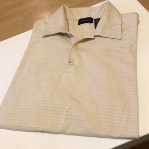 Men’s Claiborne XL Lightweight Beige Polo